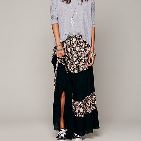 ISO!!! Free People Nightcap Gambler Skirt